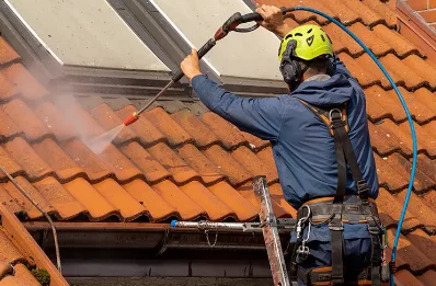 Démoussage et hydrofuge de toiture au Troncq